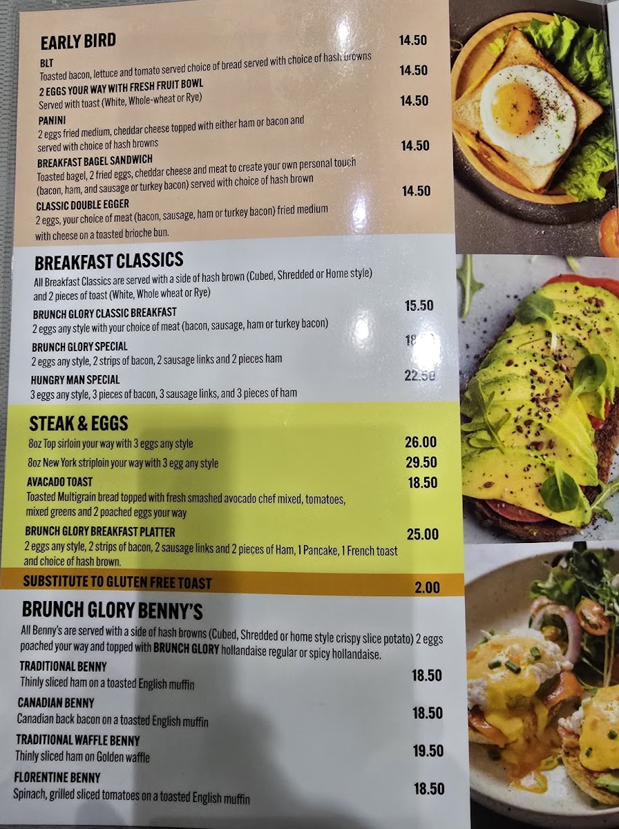 Menu - Brunch Glory photo 6